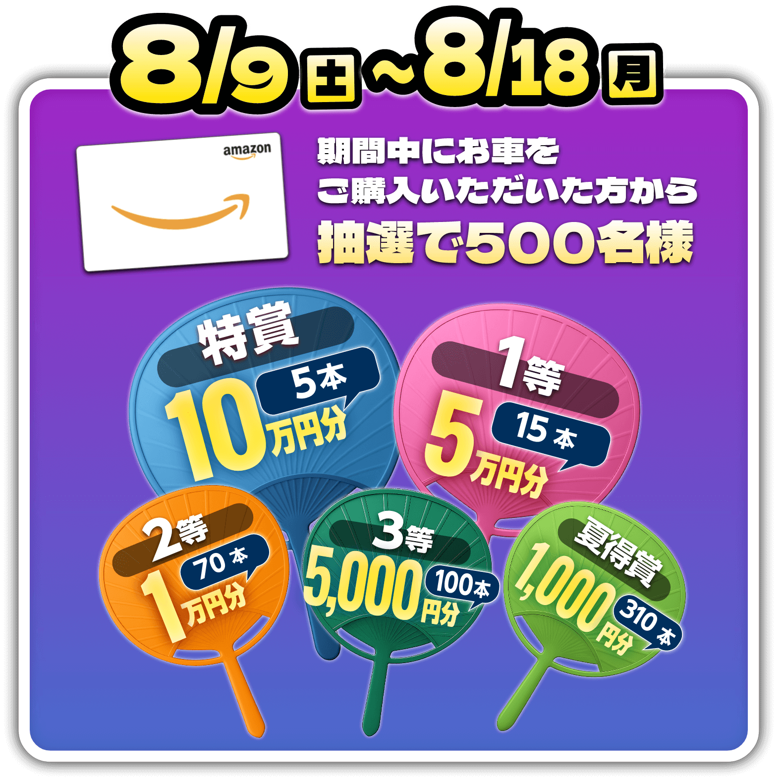 ネクステージ | 最大10万円分 Amazonギフトが当たる!